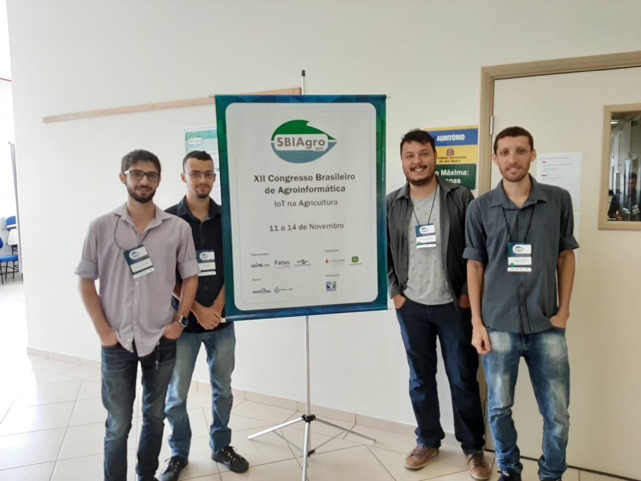 Alunos do curso de SI apresentam 3 artigos no SBIAGRO 2019